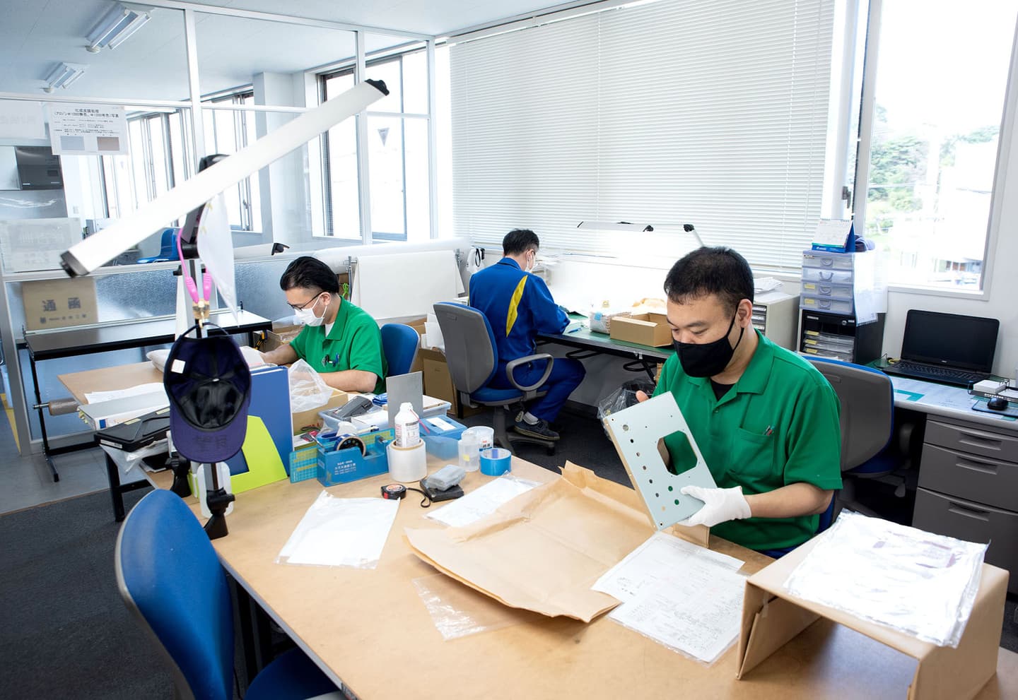 吉光工業の検査作業